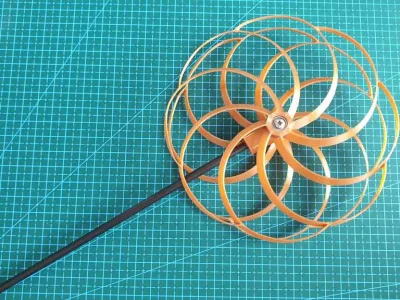 Optical Illusion Pinwheel for 10mm Bearings