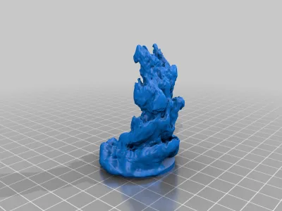 Space Marine Suppressor smoke trail base