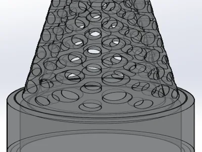 1 inch PVC filter drain/intake insert + over pipe fitting