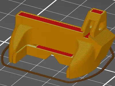 Prusa MK3s+ Fan shroud adapted for Mk3s
