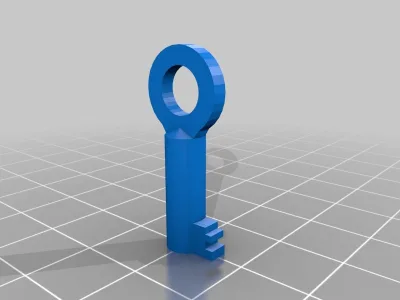 Dutch Handcuff Key