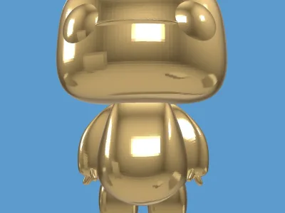 Board Games &amp; Card Games STL Download - Baymax Funko popby Wally3d