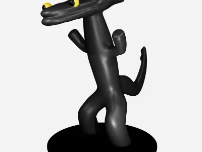 Characters &amp; Creatures STL Download - DANCING TOOTHLESS DRAGON | 3D FANART | MEMEby BGGT Maker