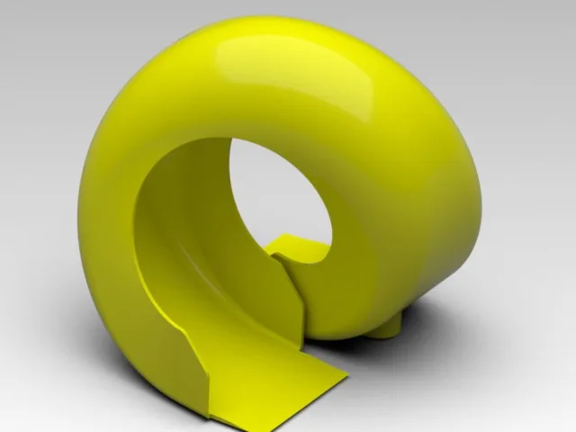 Tricky Table Golf Obstacle 2 Loop – Gratis 3D-model STL
