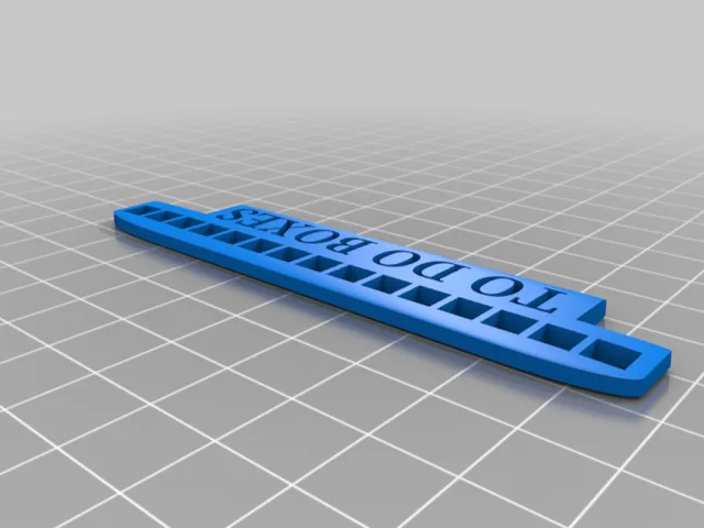 To Do Boxes for Moleskine Large Ruled notebook – Kostenloses 3D-Modell STL