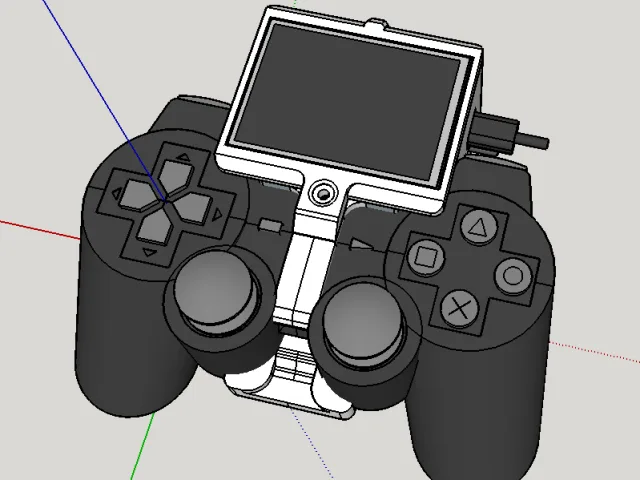 PS2 Controller Addon DIY Gamepad v2 – Modèle 3D gratuit STL