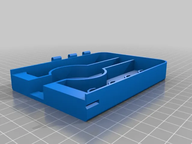 Split Case with lr44 holders (bottom right) – Kostenloses 3D-Modell STL