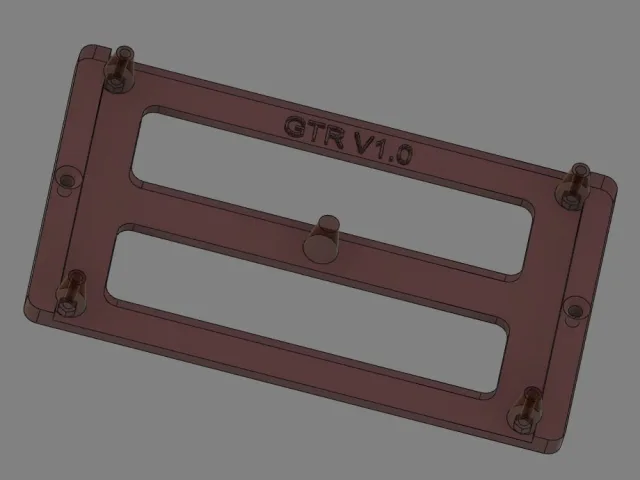 BTT GTR v1.0 plate support – Modello 3D gratuito STL