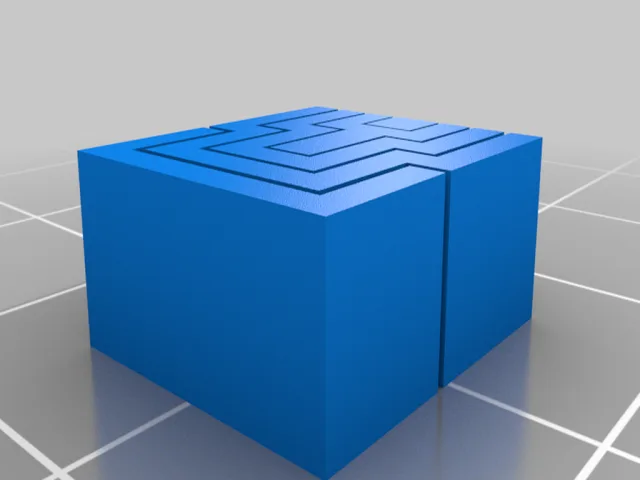 Clearance test cube – Kostenloses 3D-Modell STL