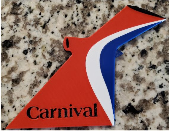 Carnival Cruise Line Funnel MMU – Modelo 3D gratuito STL