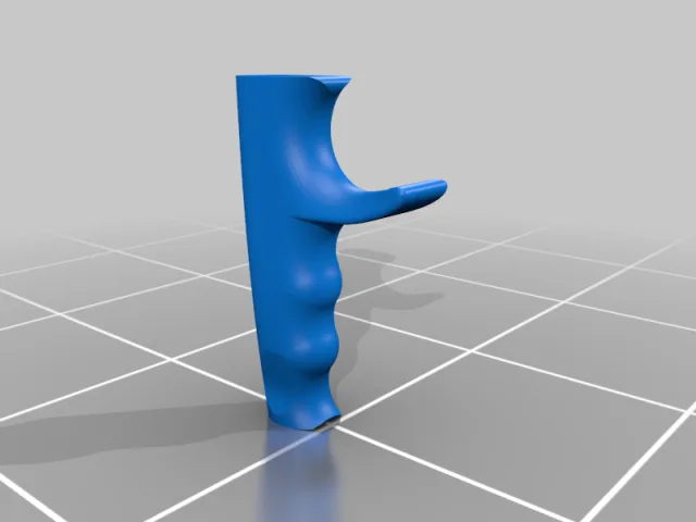 Orthopedic grip for Castille Highland Broadsword – Gratis 3D-model STL