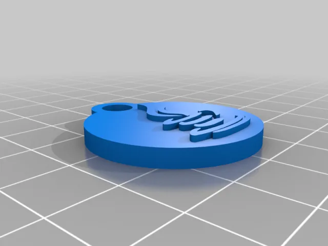 Programming languages logo key fob – Modello 3D gratuito STL