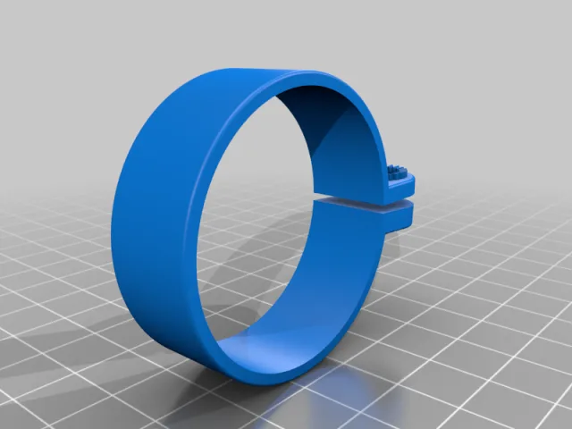 Mounting for bike reflector Ø40-41.5 mm Fahrrad Reflektor Halterung – Modello 3D gratuito STL