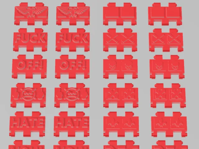 Custom Rhino Track – Gratis 3D-model STL