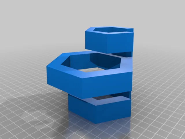Hexagon Hat Hook – Free 3D Model STL