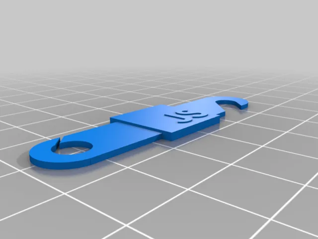 JavaScript logo Mask Strap – Gratis 3D-model STL