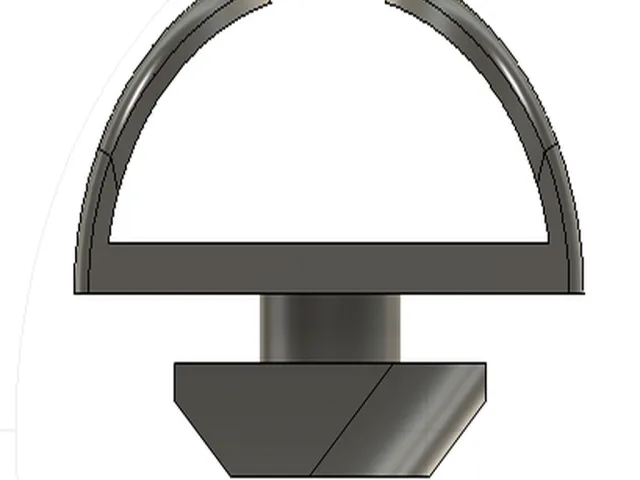 cable support rail – Kostenloses 3D-Modell STL