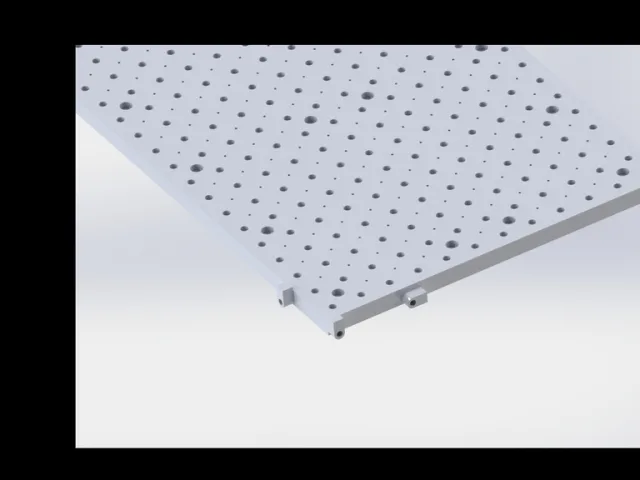 6090 alignment finger for vacuum, waste board, Base board – Kostenloses 3D-Modell STL
