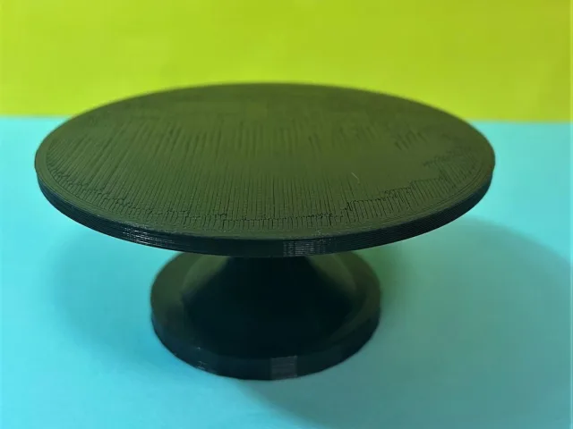 Simple turntable for miniature painting – Gratis 3D-model STL