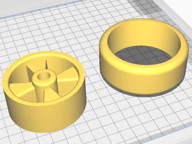 wheel with 10.5 mm hole – Modello 3D gratuito STL