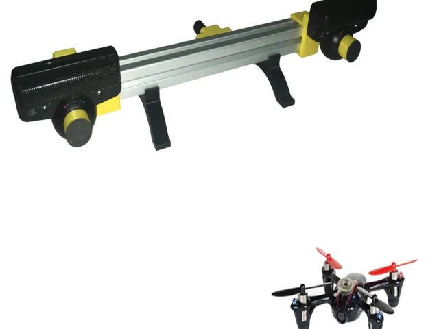A stereo rack using PS3 cameras. – Modello 3D gratuito STL