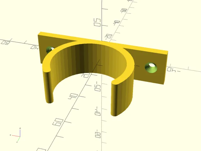 Customizable hose holder – Modelo 3D gratuito STL