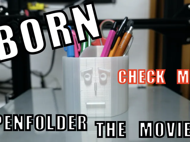 Pen holder PenBoy (the movie edition) so cute – Gratis 3D-model STL