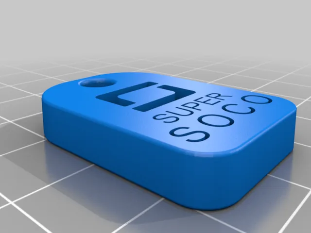 Super Soco KeyChain – Modello 3D gratuito STL