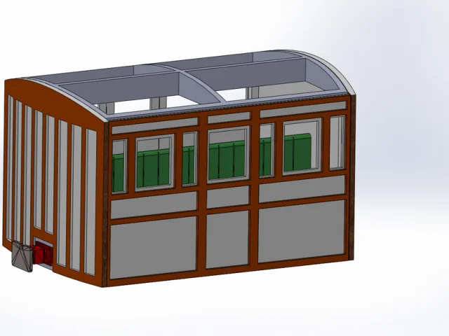 16mm Narrow Gauge Ffestiniog Bug Box – Modello 3D gratuito STL