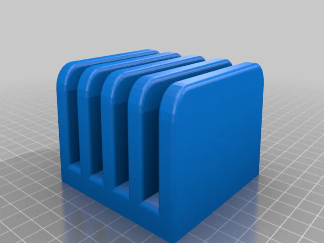 Double record holder/ stand  – Kostenloses 3D-Modell STL
