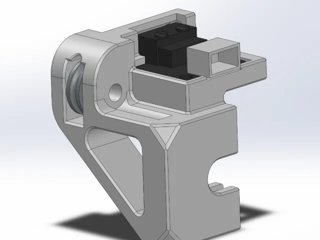 Ender 3 Filament guide + runnout sensor holder (side spool) – Modelo 3D gratuito STL