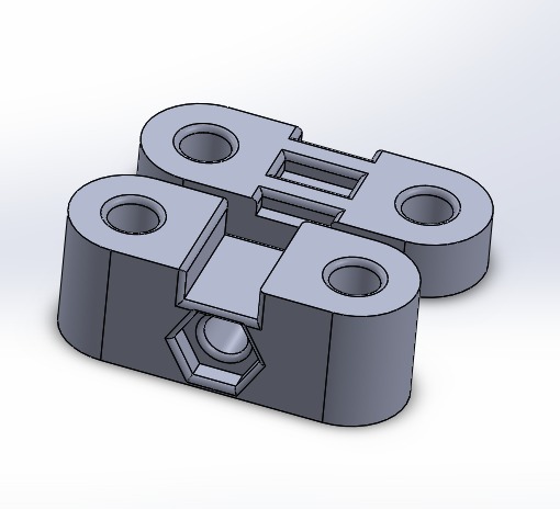 Solidworks Y-axis belt tensioner part – Modello 3D gratuito STL