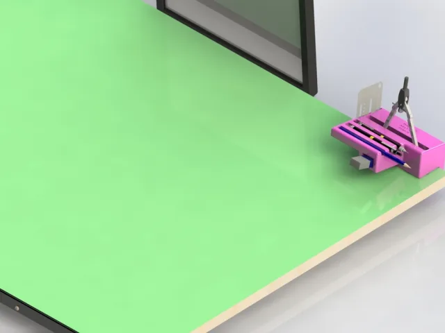 Drafting tool holder. – Gratis 3D-model STL