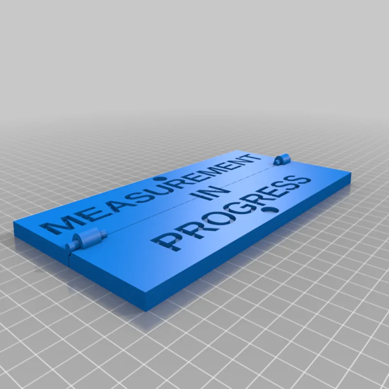 Lab door signs – 3D printable model from Thingiverse