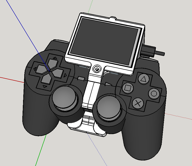 PS2 Controller Addon DIY Gamepad v2 – 3D-Druckmodell von Thingiverse
