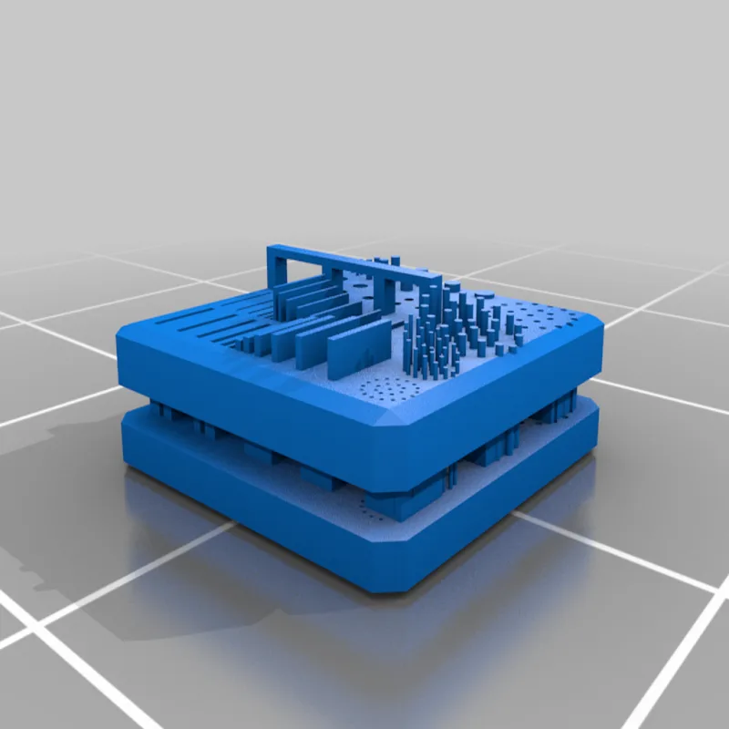 Resin Printer Resolution & Definition Test – 3D-printbaar model van Thingiverse