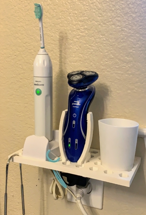Bathroom Toothbrush Shelf – 3D-Druckmodell von Thingiverse