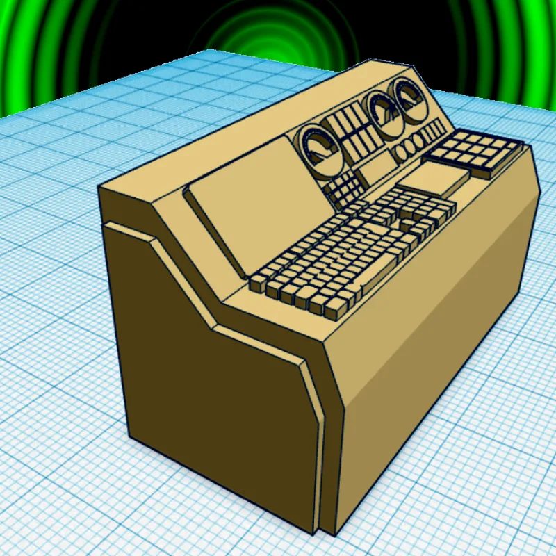 Retro Future Computer – Modèle 3D imprimable de Thingiverse