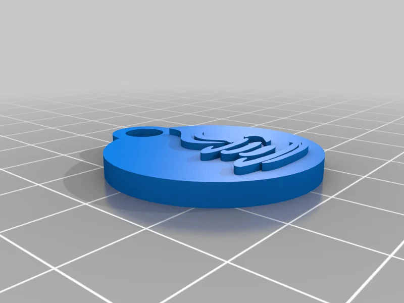 Programming languages logo key fob – Modello 3D stampabile da Thingiverse