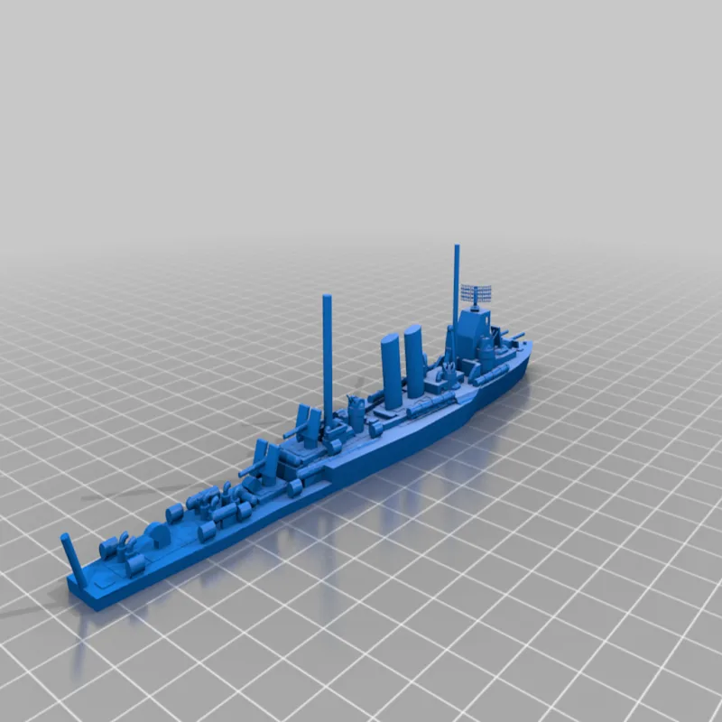 warship SB5-mk2 – Modello 3D stampabile da Thingiverse