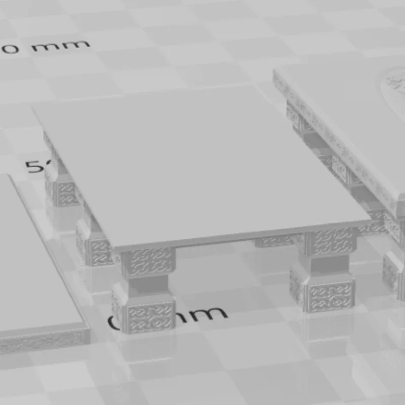 Dwarven Table - Stone Skull Studios – 3D printable model from Thingiverse