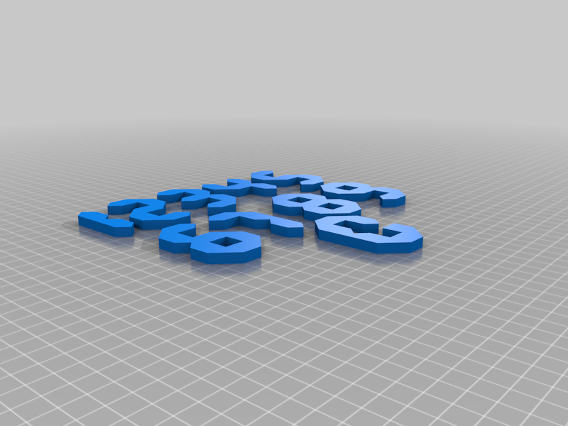 Numbers game puzzle thing – 3D-printbaar model van Thingiverse