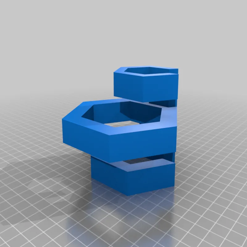Hexagon Hat Hook – 3D-Druckmodell von Thingiverse