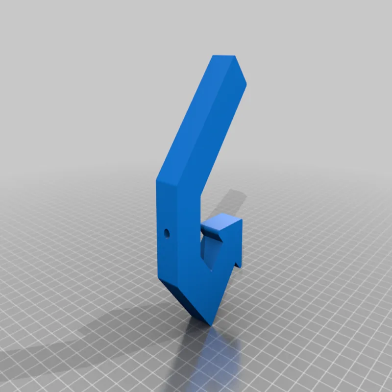 Bold Arrow Wall Hook Mount Thing  – 3D-Druckmodell von Thingiverse