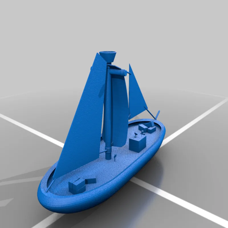 Detailed Cargo Ship – 3D-Druckmodell von Thingiverse