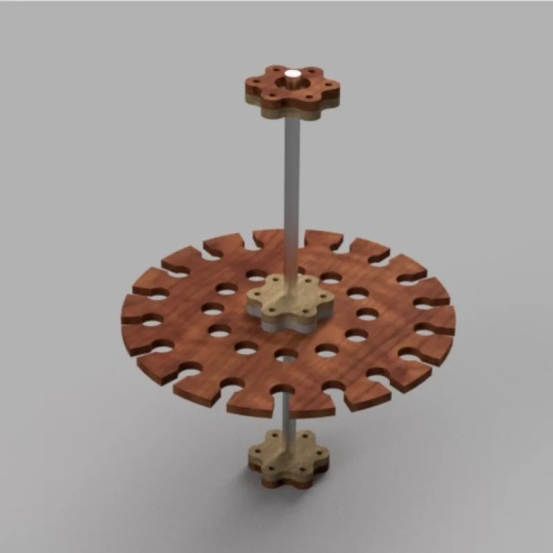 Carrousel à gouges de sculpture sur bois – 3D-printbaar model van Thingiverse