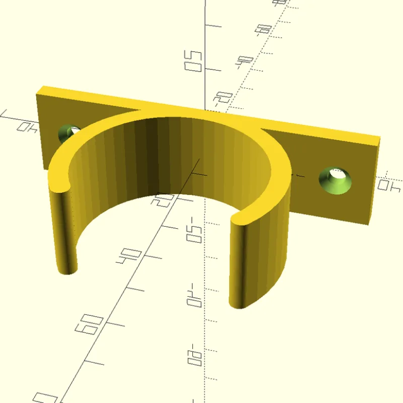 Customizable hose holder – Modelo 3D imprimible de Thingiverse