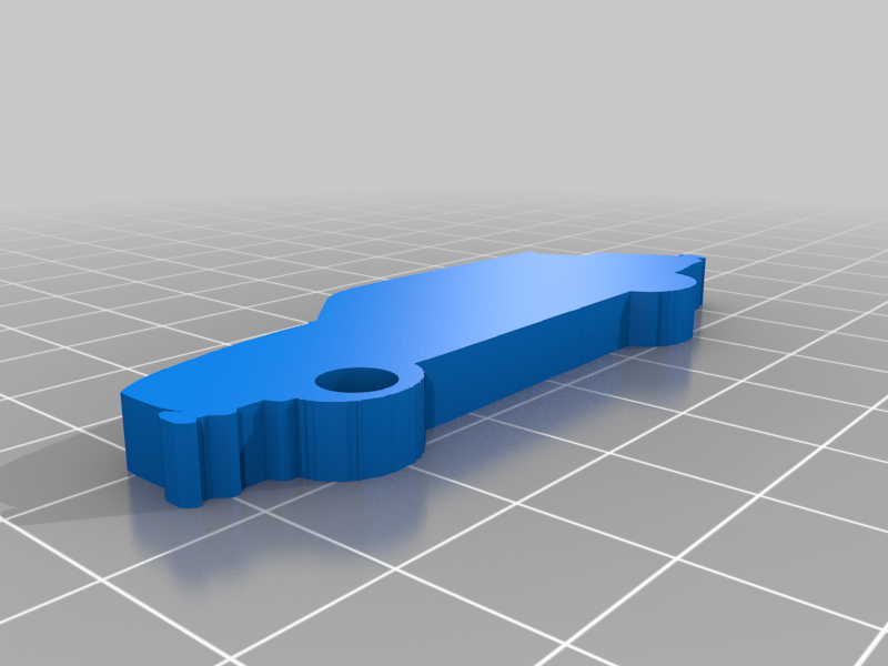 Saab 95 keychain – 3D-printbaar model van Thingiverse