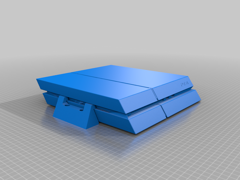 PS4 Original wall mount (REMIX) – Modèle 3D imprimable de Thingiverse