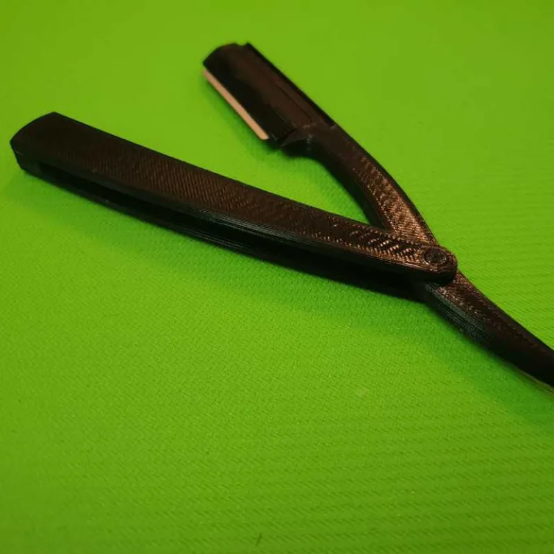 Shavette / straight razor – Modelo 3D imprimible de Thingiverse